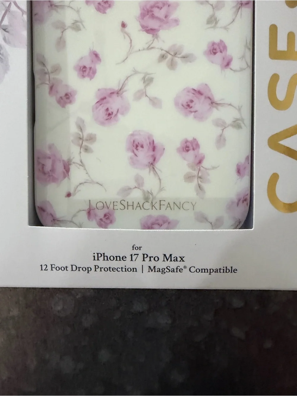 LoveShackFancy Floral 17 Pro Max iPhone Case with Matching Magnetic Wallet